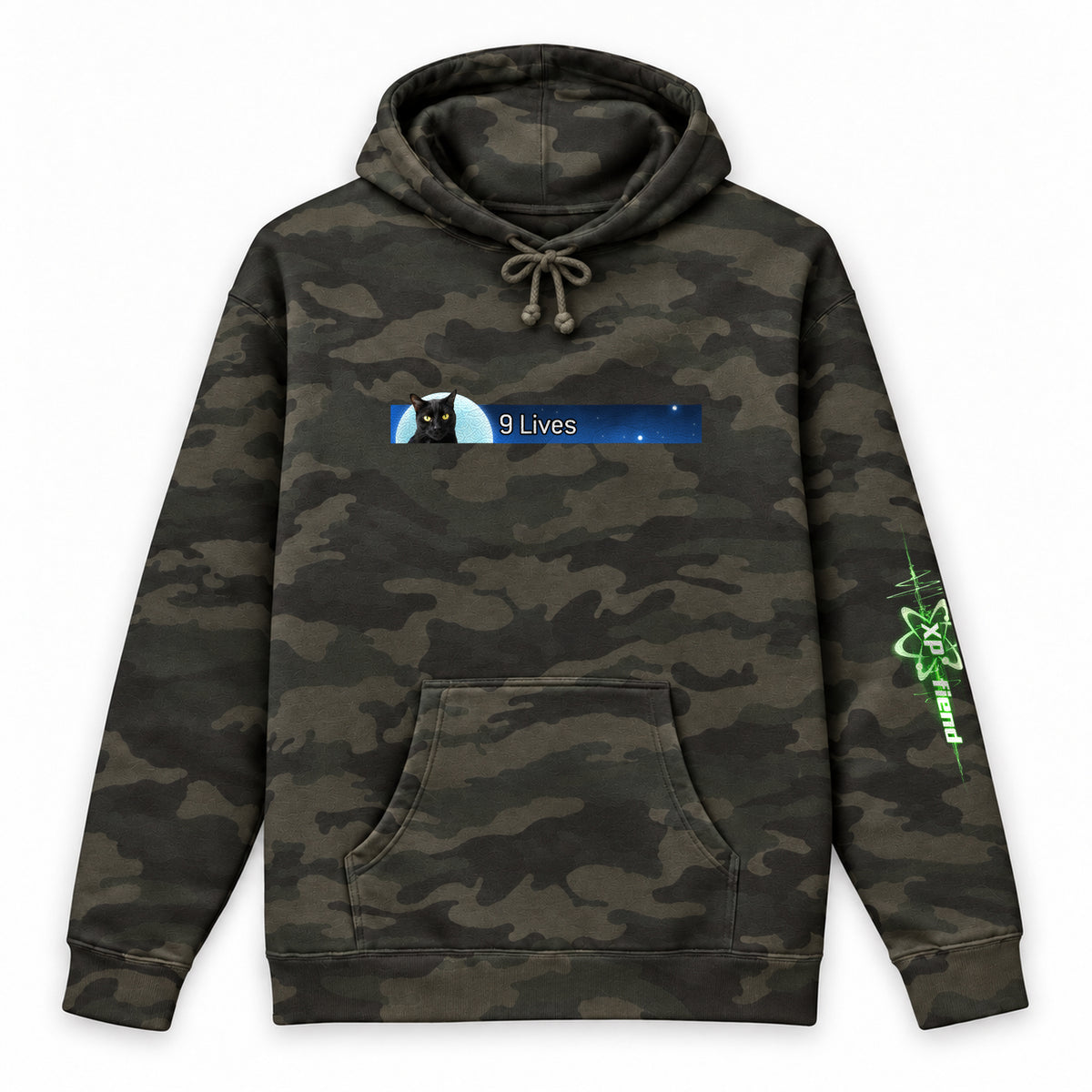 9 Lives - Camo Hoodie